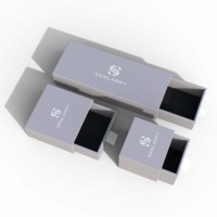 Boîtes d'emballage en papier imprimées avec logo personnalisé, boîtes d'expédition en carton, emballage de bijoux, boîte cadeau pour petites entreprises