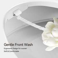 CUPC Shell Forme Conception Intelligent Siège De Toilette Massage Smart Automatique Wc Bidet Flont Lavage Réservoir Intégré