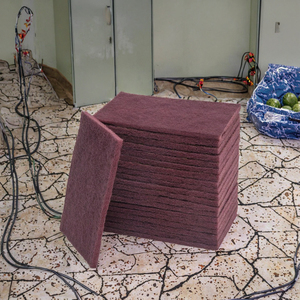 25包6英寸X 9英寸栗色防擦垫通用精细方形汽车表面准备本地库存美国OBM OEM - Product Image 2