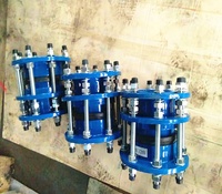 Robinet à tournant vertical en laiton, extrémité à double bride et douille filetée 3 pièces, soudure bout à bout, poignée unique, robinet électrique de cuisine