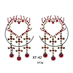 Cache-tétons en strass de haute qualité pour femmes, motif <span class=keywords><strong>diamant</strong></span>, pour fêtes et occasions spéciales, patchs de poitrine - Product Image 4