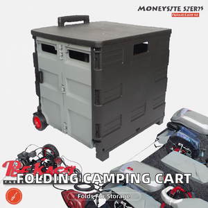Nouvelle belle sacoche <span class=keywords><strong>de</strong></span> courses pliable à 2 roues pour le camping, marque OEM - Product Image 2
