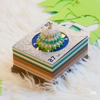 Nouveau produit Mini bloc-notes cadeau créatif Omoshiroi 3D calendrier magique Notes autocollantes bloc-notes en papier pour bureau école papeterie
