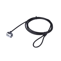 Serrure de câble d'ordinateur portable, verrou de sécurité LCD, câble de sécurité de bureau, mini câble de sécurité pour PC