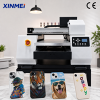Printer UV XINMEI A3 dengan Head DX7 untuk Cetak Cepat pada Casing Ponsel, Logam, Kayu, dan Kaca, Printer UV A3 dengan Harga Lebih Terjangkau