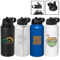 Bouteilles d'eau isolées 1000Ml Thermo Custom Hydroflask Bouteille en acier inoxydable Pompe Aquaflask Tumbler Flacons à vide