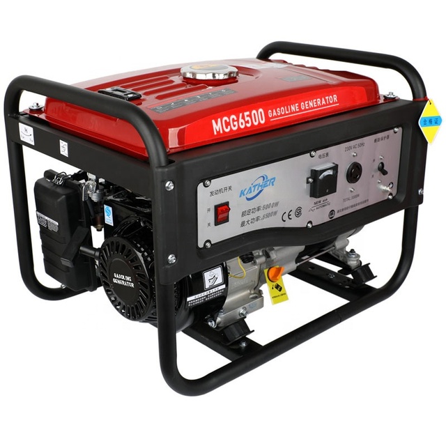 Portable Electric Power Generator Gasoline 3kw 5kw 6.5kw 8kw 8kva Single Phase Petrol Generators for Home Outdoor Camping