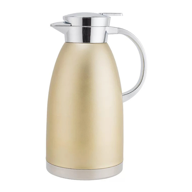 Two Wall Stainless Steel Vacuum Tea Kettles Jacketed Dispenser Kettle for Coffee Tea
