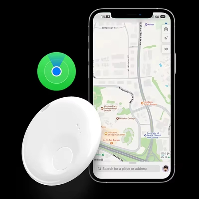 Waterproof Tracker GPS Pet Tracking Device Key Finder Locator Round Hidden Small Portable Tracking Dog Intelligent GPS Tracker
