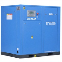 Compresseur d'air à vis stationnaire à entraînement par courroie, refroidissement par air, 18,5 kW, 400 V, 3 phases, 50/60 Hz, 1,0 Mpa, lubrifié à l'huile, vente chaude
