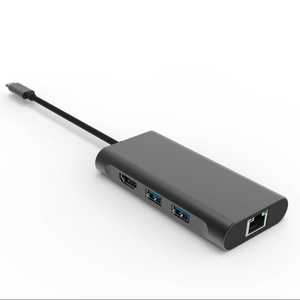 USB 3.0 <span class=keywords><strong>Ethernet</strong></span> SD TF PD 100W ve HDMI USB <span class=keywords><strong>Hub</strong></span> ile alüminyum <span class=keywords><strong>7</strong></span> <span class=keywords><strong>Port</strong></span> tip-c adaptörü - Product Image 1