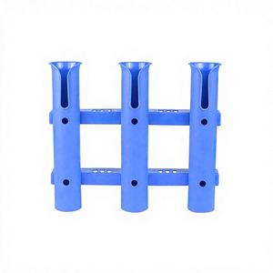 ที่วางคันเบ็ดตกปลาพลาสติกแบบสามส่วน พร้อมฐานยึดไนลอน ที่ยึดคันเบ็ดตกปลาสำหรับเรือ ทนทาน - Product Image 1