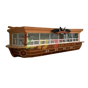 Bateau de vente en fibre de verre Libite, kiosque de bord de mer personnalisé pour parc d'attractions extérieur - Product Image 4