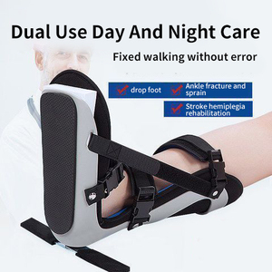 Orthèse de cheville et de pied réglable médicale, attelle respirante en plastique pour soulagement de la douleur, pour pied cassé, entorse de la cheville, tendinite d'Achille - Product Image 3