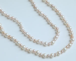 Collar Pearly05, Oro de 14K, Diamantes y Perlas, Joyería al por Mayor, Fabricante de Joyería Fina, Collar Personalizado, Proveedor OEM ODM - Product Image 2