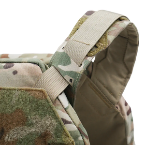 Colete Tático Vanda Camuflagem Verde Porta-Placas com Bolsas Triplas para Carregadores - Product Image 2