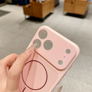 เคสโทรศัพท์แม่เหล็กระบายความร้อนสำหรับ iPhone 17 Pro Max 16 15 14 13 12 Pro Max Plus ป้องกันแรงกระแทก ระบายอากาศได้ดี - Product Image 5