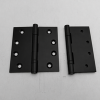 Charnière de porte moderne à roulement à billes OEM 4 x 4 pouces en laiton massif, durable, usinée, de qualité architecturale, finition laiton satiné, quincaillerie de porte
