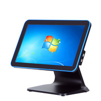Terminal de point de vente intelligent MHY 15,6 pouces Full HD avec écran tactile capacitif, lecteur de code QR, imprimante intégrée, noir, supermarché