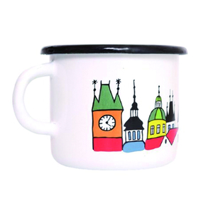Taza de metal para beber <span class=keywords><strong>café</strong></span> con borde negro, 8oz, 12oz, 16oz, 18oz, 21oz, con logotipo personalizado impreso - Product Image 6