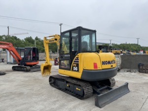 Komatsu เครื่องขุด PC56มือสองยี่ห้อญี่ปุ่นที่มีส่วนประกอบหลักของเครื่องยนต์แบริ่งเกียร์ - Product Image 5