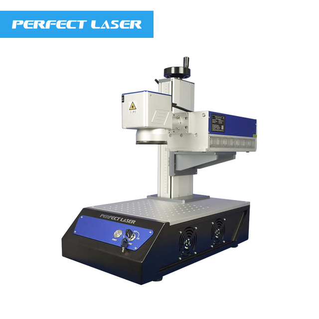 Perfect Laser Desktop 3w 5w Mini Small Size UV Laser Metal Non-metal Marking Machine for Glass/ Plastic/ PVC/ Rubber/ Ceramic