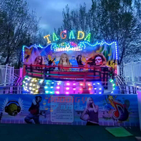 Manège Tagada Disco sur remorque pour parcs d'attractions à vendre