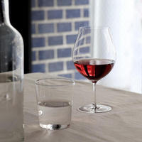 Verre à vin CAVA Kimura de haute qualité en borosilicate, couleur Bourgogne