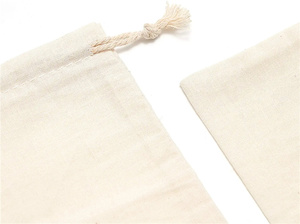 Bolsas de Lona Ecológica con Cordón, Impresas en Algodón y Lino, con Logotipo Personalizado - Product Image 6