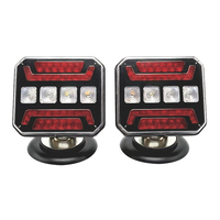 Nouveau kit d'éclairage LED magnétique sans fil 12V pour remorque avec homologation DOT IP67 pour camion et remorque