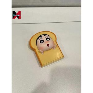 Crayon Shinchan tostada pan figura con Shiro Anime modelo comida creativa tema decoración regalo en caja - Product Image 6