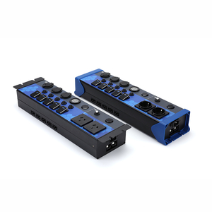 กล่องจ่ายไฟแบบพกพา 12 โวลต์ DIY บล็อกควบคุมไฟ DC 12V พร้อมอุปกรณ์เสริมระบบสัมผัส แผงสวิตช์สำหรับรถบ้าน วัสดุ ABS - Product Image 1