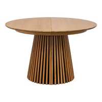Meubles de restaurant de luxe, table de salle à manger extensible ronde en bois, ensemble de table à manger pour 6 à 12 personnes