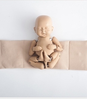 Recurso Didáctico: Modelo de Recién Nacido para Fotos de Bebés (Full Moon), Suministros para Fotografía, Articulaciones Flexibles, Muñeco Simulado para Prácticas y Recién Nacidos