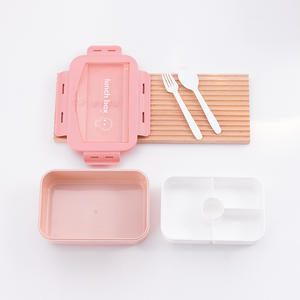 Lonchera Escolar Hermética Syh716 al por Mayor, Lonchera Bento Cuadrada de Plástico PP de Grado Alimenticio para Niños - Product Image 4