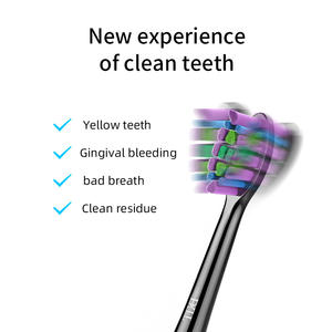 Fábrica de shenzhen oem odm recargable automático de negro adulto un slim Etiqueta Privada sonic ultrasónico cepillo de dientes eléctrico - Product Image 2