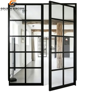 Porte battante commerciale insonorisée en aluminium GS avec design de bureau moderne - Product Image 4