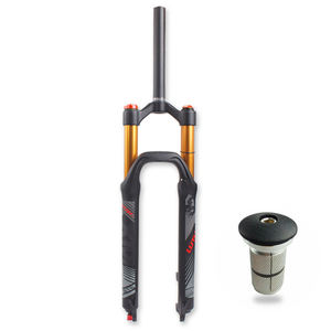 LUTU-tenedores de suspensión para <span class=keywords><strong>bicicleta</strong></span> de montaña, rectos, 26/27, 5/29 '', <span class=keywords><strong>horquilla</strong></span> de aire, freno de disco rígido - Product Image 1