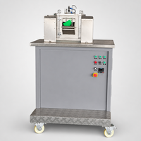 Machine de granulation de plastique, laboratoire, broyeur à deux rouleaux, système de refroidissement par eau, mélangeur de composés PVC, granulation, contrôle de la température, CE