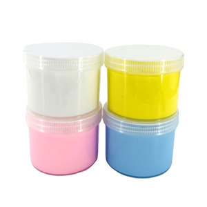 Fournisseur OEM, vente en gros de jouets sensoriels, cadeau de Noël surprise, <span class=keywords><strong>slime</strong></span> au beurre de 6 oz. Récipient de stockage en verre - Product Image 5