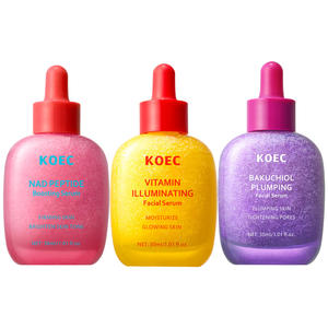 Сыворотка-смузи KOEC NAD+ Peptide Boosting, сыворотка для сияния кожи с витаминами и сыворотка для упругости кожи с бакучиолом, корейская косметика OEM - Product Image 1
