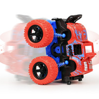 Véhicule tout-terrain à quatre roues motrices à inertie, mini camions monstres pour enfants, rotation à 360 degrés, 4 roues motrices, voiture à friction durable, voiture de cascade