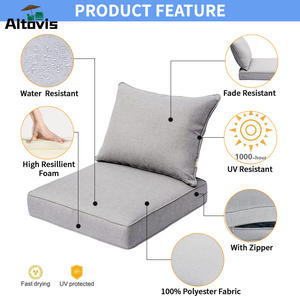 Индивидуальная высокопрочная Универсальная замена наружного шезлонга глубокая подушка для сидения для мебели для патио - Product Image 2