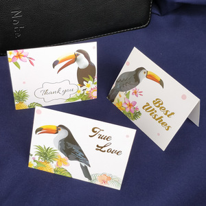 Biglietto di ringraziamento creativo con stampa a caldo, stile europeo, per biglietti da visita di piccole imprese, biglietti regalo e biglietti di auguri - Product Image 2