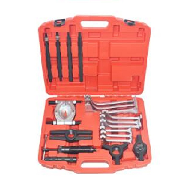 12 Pc Heavy Duty 10 Ton Hydraulic Ram Gear Jaw Puller Kit Bearing Separator for 4/6/8"
