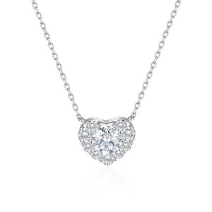 Colgante de Diamante Cultivado en Laboratorio con Certificado IGI Huacan, Corte Ovalado de 0.5ct-1ct, Color D, Clásico, Oro Sólido 9K/14K, Sin Cadena - Product Image 5