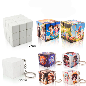 Jouets promotionnels pour enfants <span class=keywords><strong>Cube</strong></span> de puzzle d'impression couleur 6D personnalisé, Cubes magiques imprimés <span class=keywords><strong>photo</strong></span> rotatifs - Product Image 5