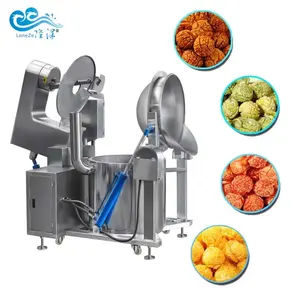 Grote Capaciteit Automatische Popcorn Productielijn Voor Snack Voedsel Van Fabrikant