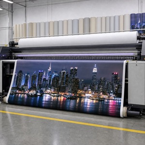 Mural Personalizado de Paisaje Urbano Nocturno, Papel Tapiz de Lienzo al Óleo para Sala de Estar - Product Image 6