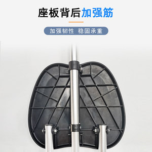 Canne-tabouret pour personnes âgées, siège pliant en alliage d'aluminium, antidérapant, télescopique, pour personnes handicapées - Product Image 5